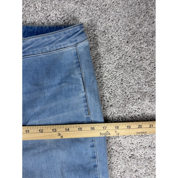 Free People Womens Size 29 Light Wash High Rise Flare Jeans‎ - Picture 5 of 15